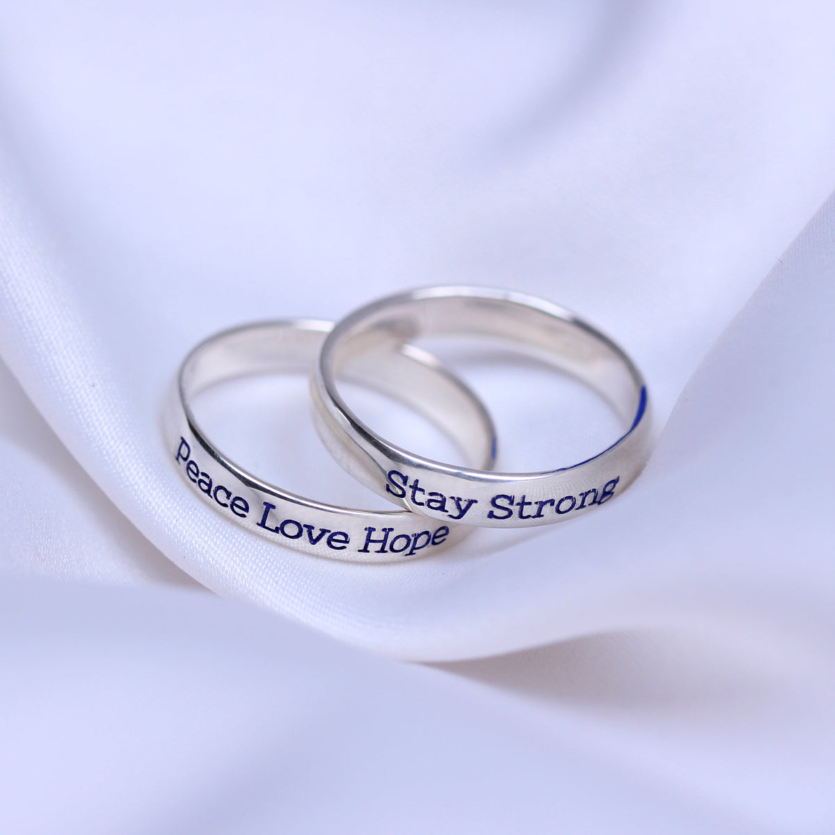 Alliance en argent sterling de 7 mm