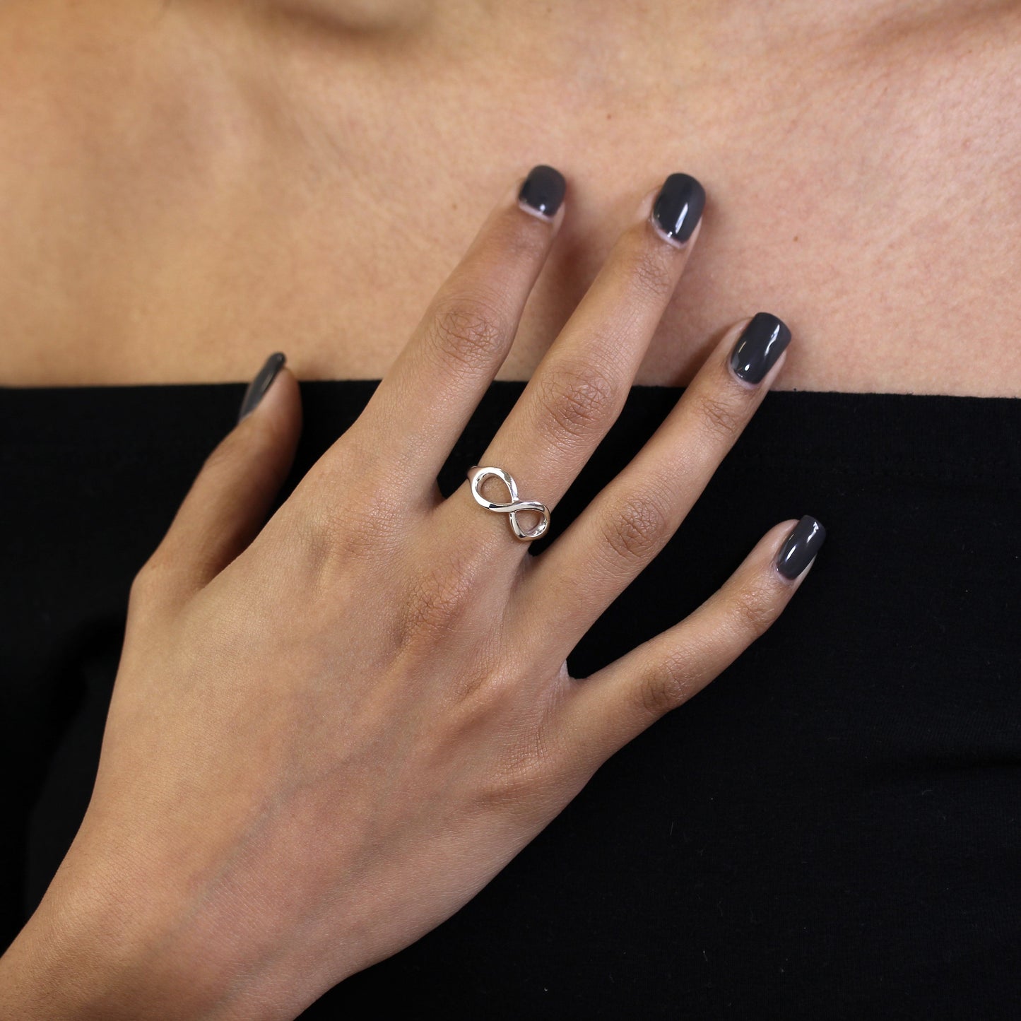 Bague Infini en Argent Sterling