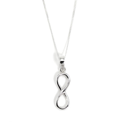 Collier pendentif infini en argent sterling
