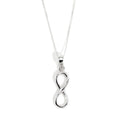 Collier pendentif infini en argent sterling