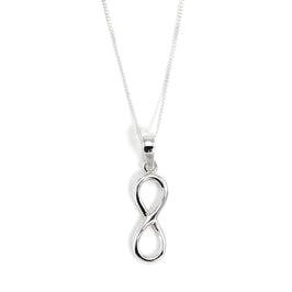 Collier pendentif infini en argent sterling