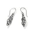 Boucles d'oreilles pendantes en argent sterling avec nœud celtique
