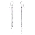 Boucles d'oreilles chandelier à pampilles en argent sterling
