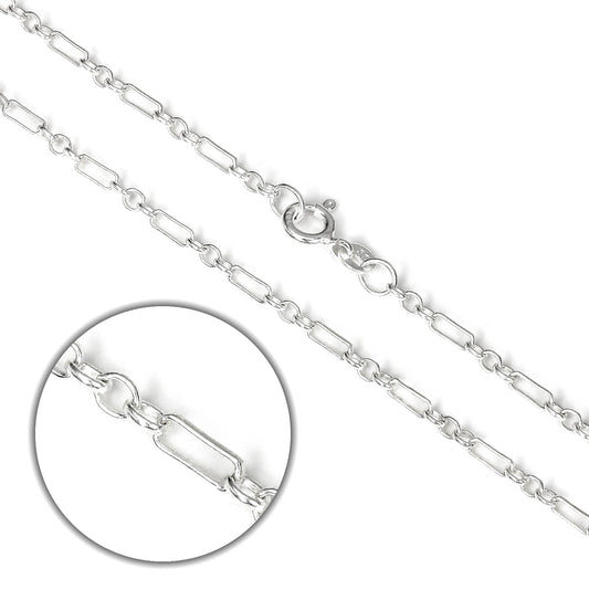 Chaîne en argent sterling de 16 à 24 pouces