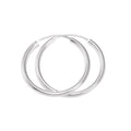 Boucles d'oreilles créoles en argent sterling de 1,5 mm
