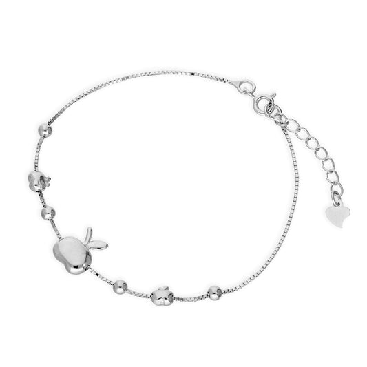 Bracelet Pommes en Argent Sterling