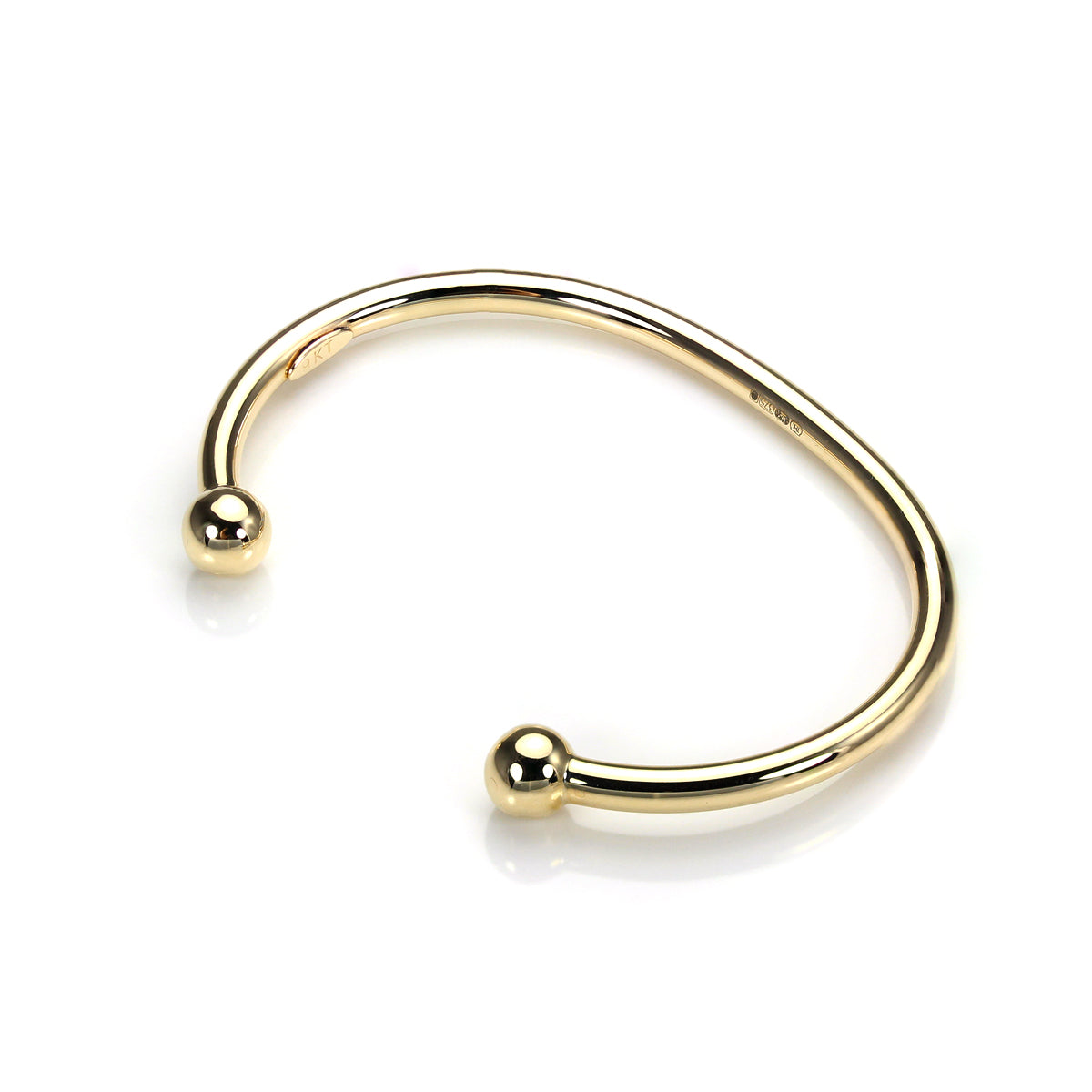 Bracelet jonc bébé en or 9 carats