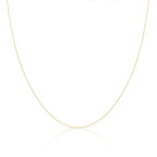 Chaîne torsadée en or 9 carats de 40 à 45 cm