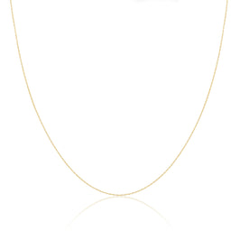 Chaîne torsadée en or 9 carats de 40 à 45 cm