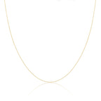 Chaîne torsadée en or 9 carats de 40 à 45 cm
