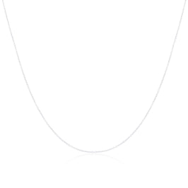 Chaîne en or blanc 9 carats de 45 à 55 cm