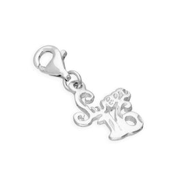 Breloque à clip en argent sterling « Sweet 16 »