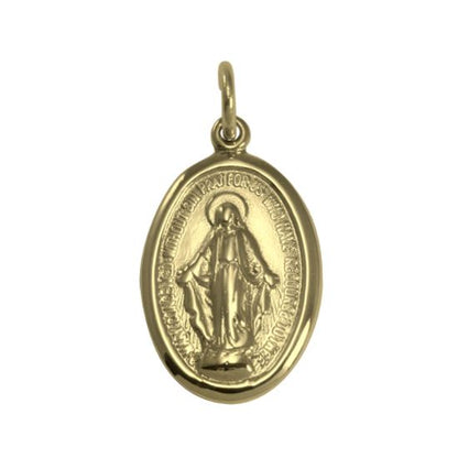 Médaille miraculeuse en or - Polie ou mate