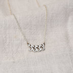 Collier personnalisé en argent sterling avec numéro d'ange