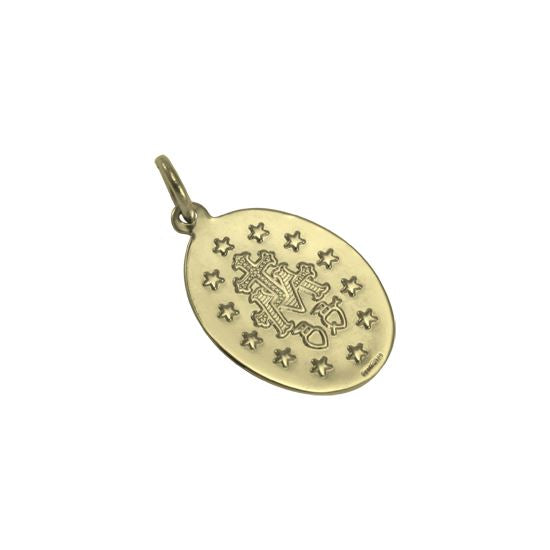 Médaille miraculeuse en or - Polie ou mate