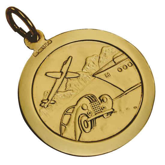 Pendentif Saint Christophe en or
