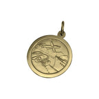 Pendentif Saint Christophe en or - Poli ou mat
