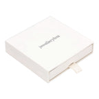 Coffret cadeau carré de luxe argenté