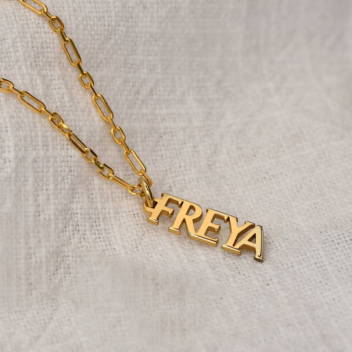 Collier pendentif prénom personnalisé en argent sterling 40 - 60 cm